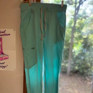 Figs Scrubs Fresh Aqua XXS Zamora Scrub Pants